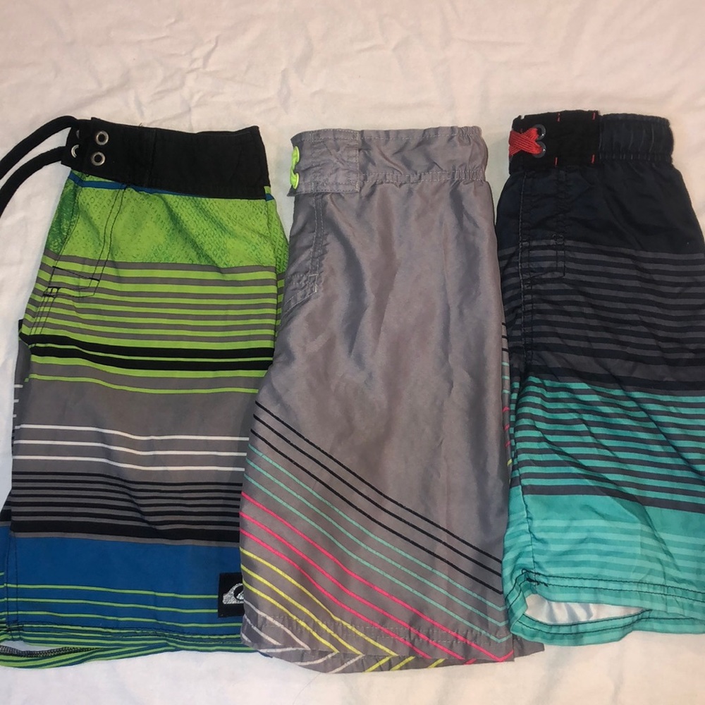 boys swim size 8 variety striped